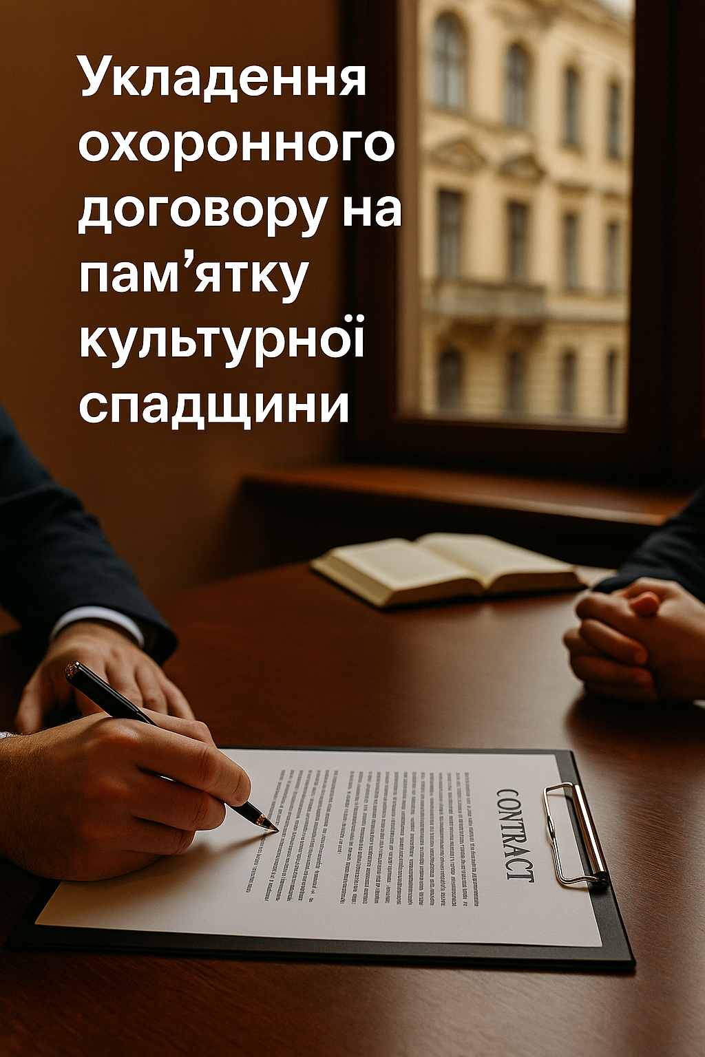Укладення охоронного договору на пам’ятку культурної спадщини